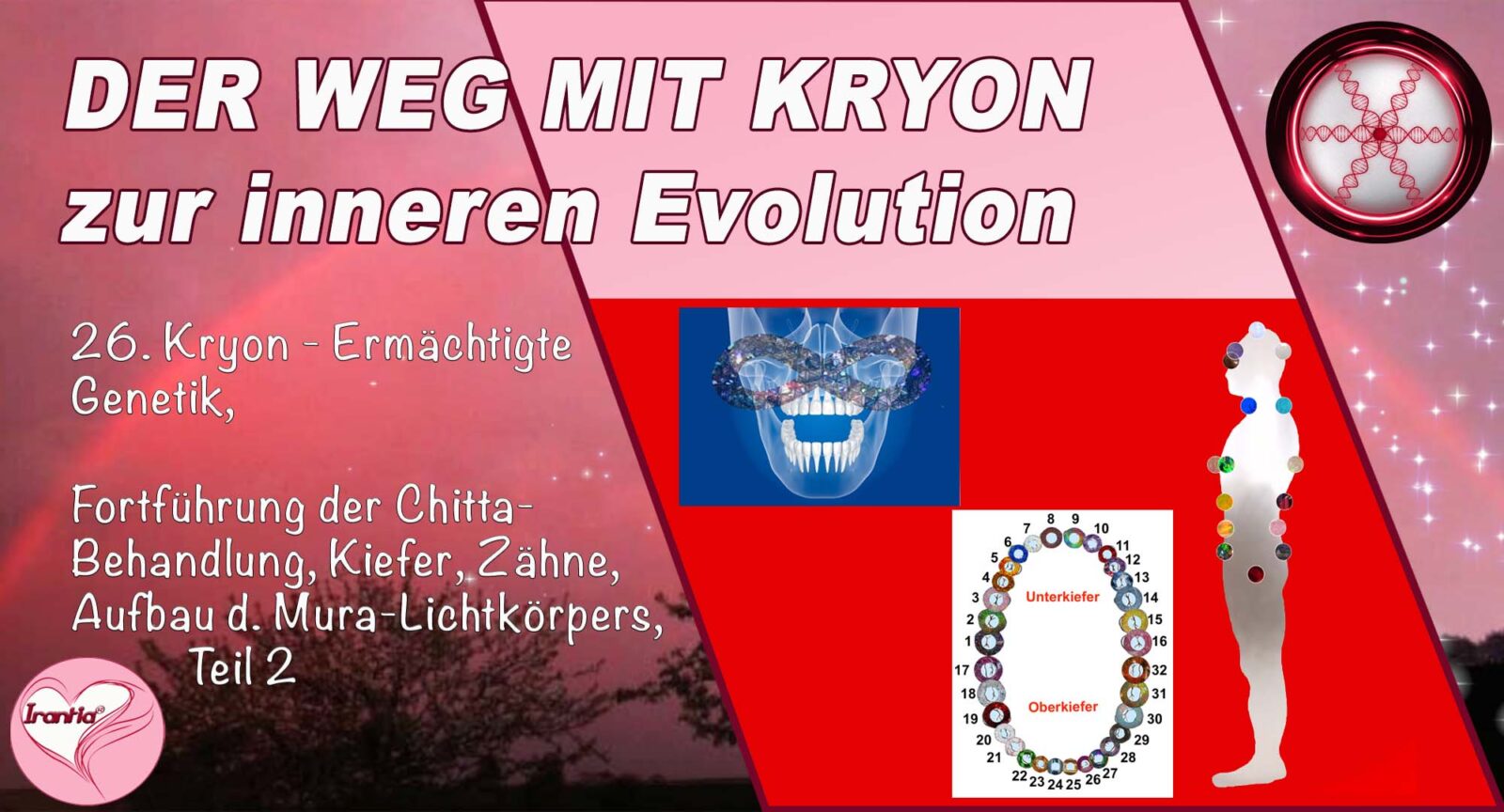 26. Der Weg mit Kryon zur inneren Evolution, Ermächtigte Genetik, Fortführung der Chitta-Behandlung, Kiefer, Zähne, Aufbau des Mura-Lichtkörpers, Teil 2
