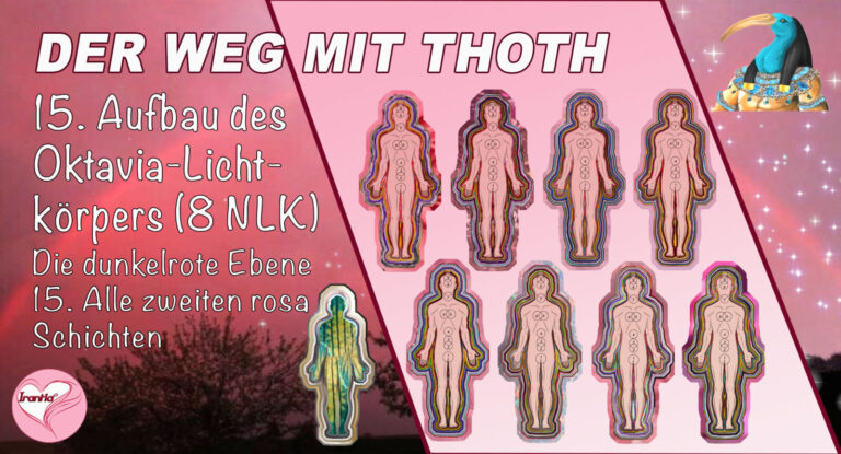 15. Aufbau des Oktavia-Lichtkörpers (Die 8 Nolan-Lichtkörper) 2. rosafarbene Ebene, alle 2. rosafarbenen Schichten