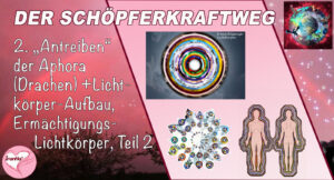 2. Der Schöpferkraftweg. „Antreiben der Aphora (Drachen)“ + Lichtkörperaufbau, Ermächtigungs-Lichtkörper, Teil 2