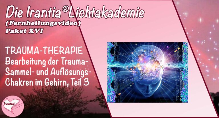 Trauma-Therapie -Bearbeitung der Trauma-Sammel- und Auflösungs-Chakren im Gehirn, einschließlich Augen- Teil 3, Paket 16  (Dauer: 3h 43min)